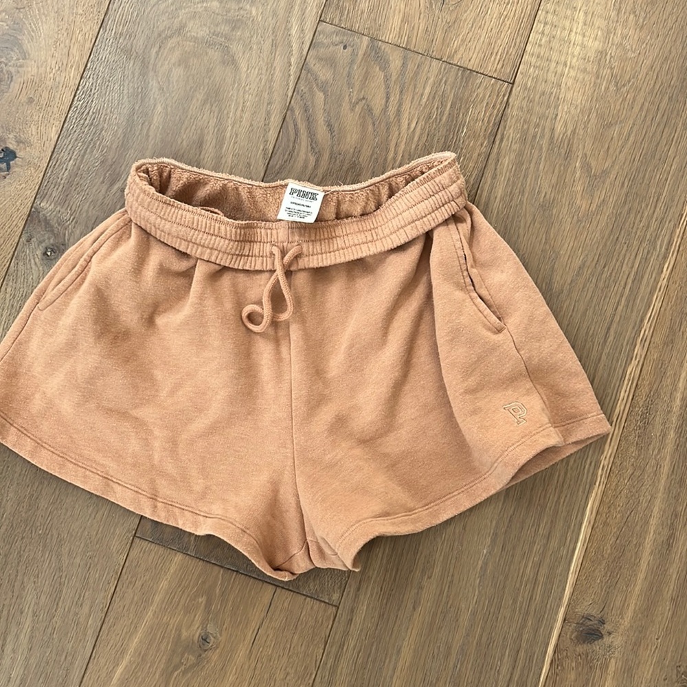 pink sweat shorts - size s
